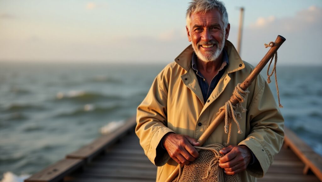 flux dev a weathered but proud south african fisherman in his 2